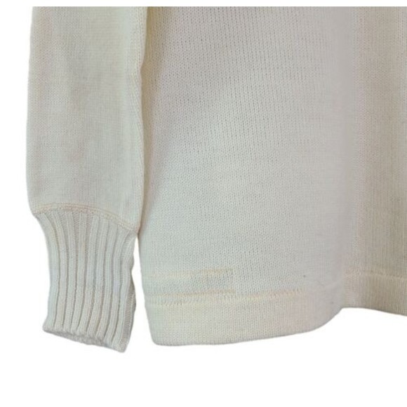 Vintage Stadium Shaker Co 100% Wool Varsity Sweater "B" Cardigan - Picture 8 of 10